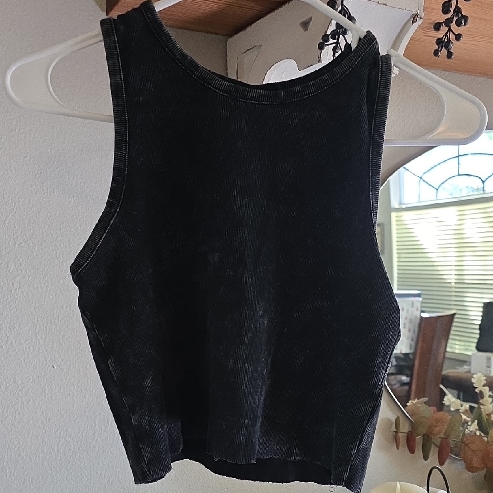 Zine Clothing Black Crop Top